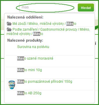 náhled vyhledávavní
